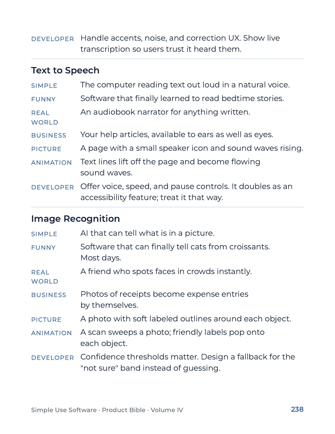 Product Bible, The Analogy Library, page 238