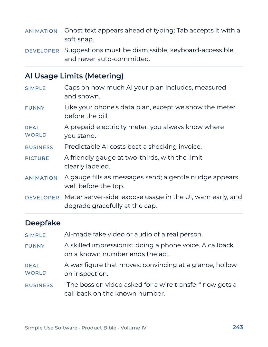 Product Bible, The Analogy Library, page 243