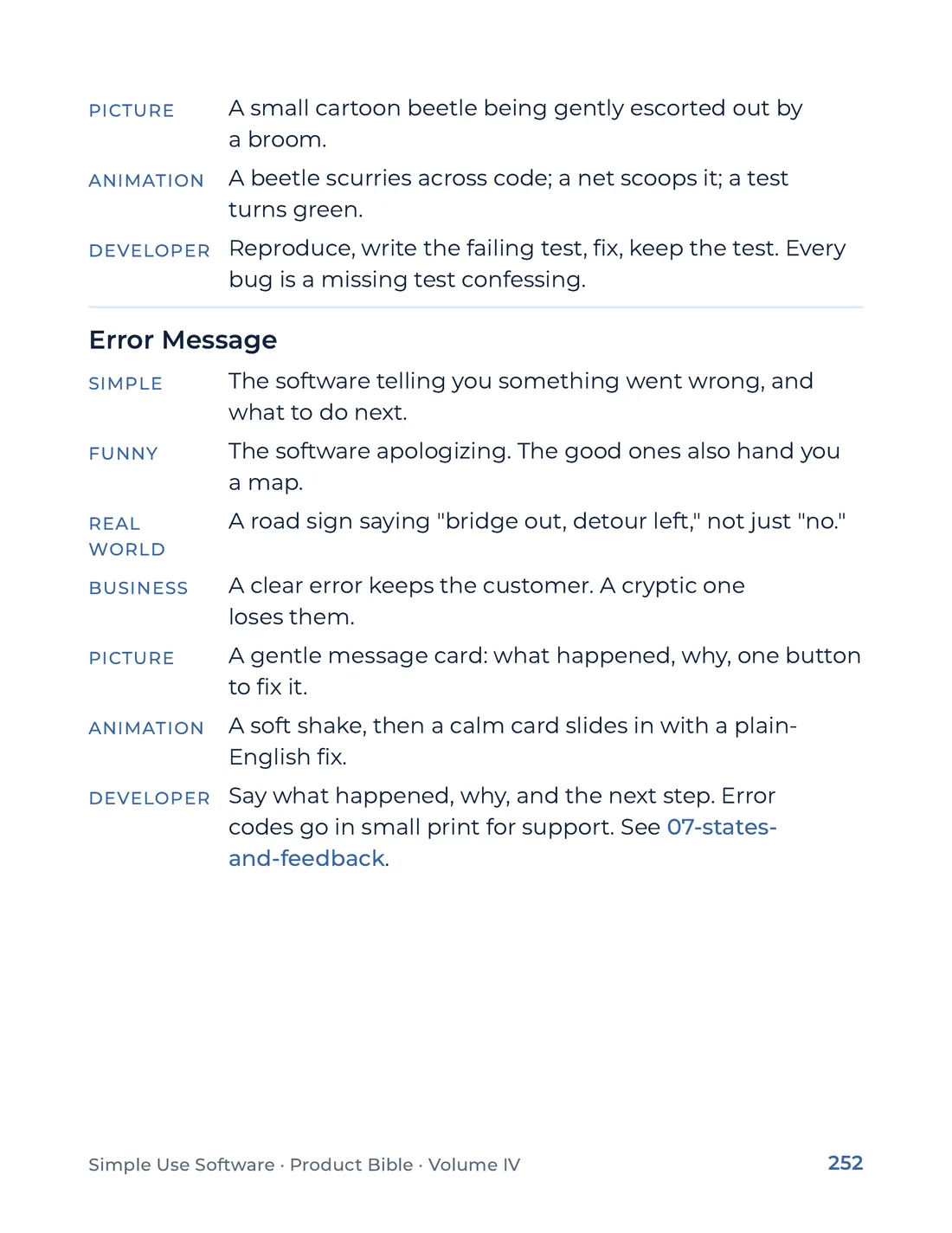 Product Bible, The Analogy Library, page 252