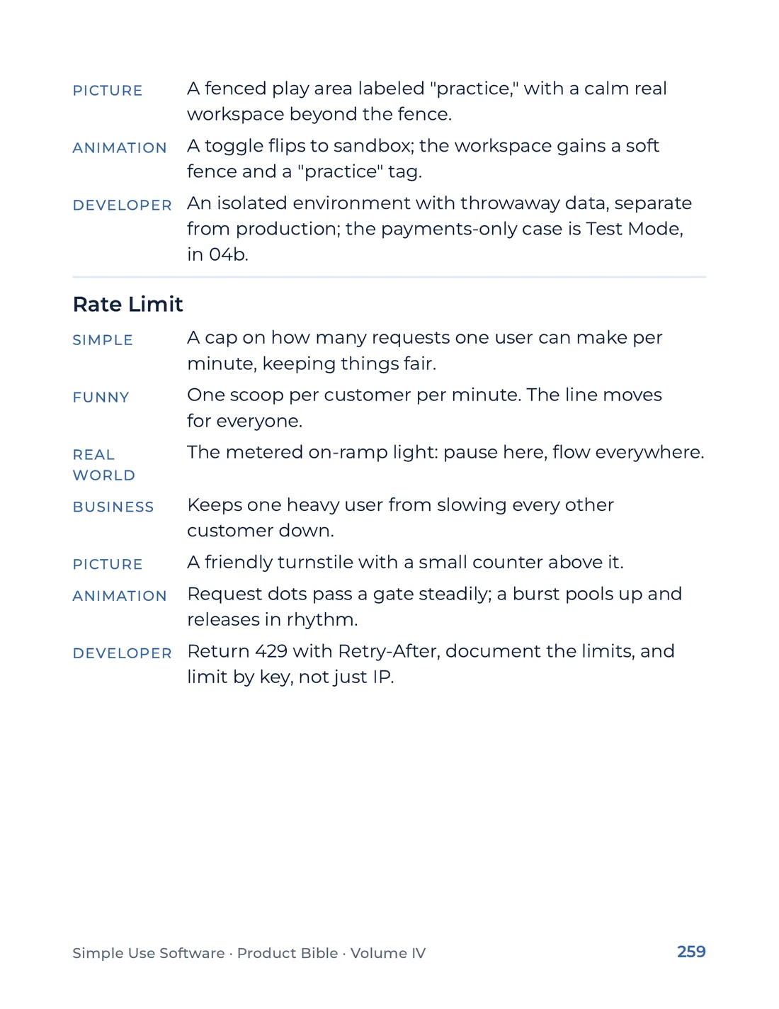 Product Bible, The Analogy Library, page 259
