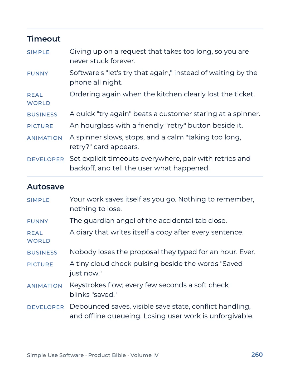 Product Bible, The Analogy Library, page 260