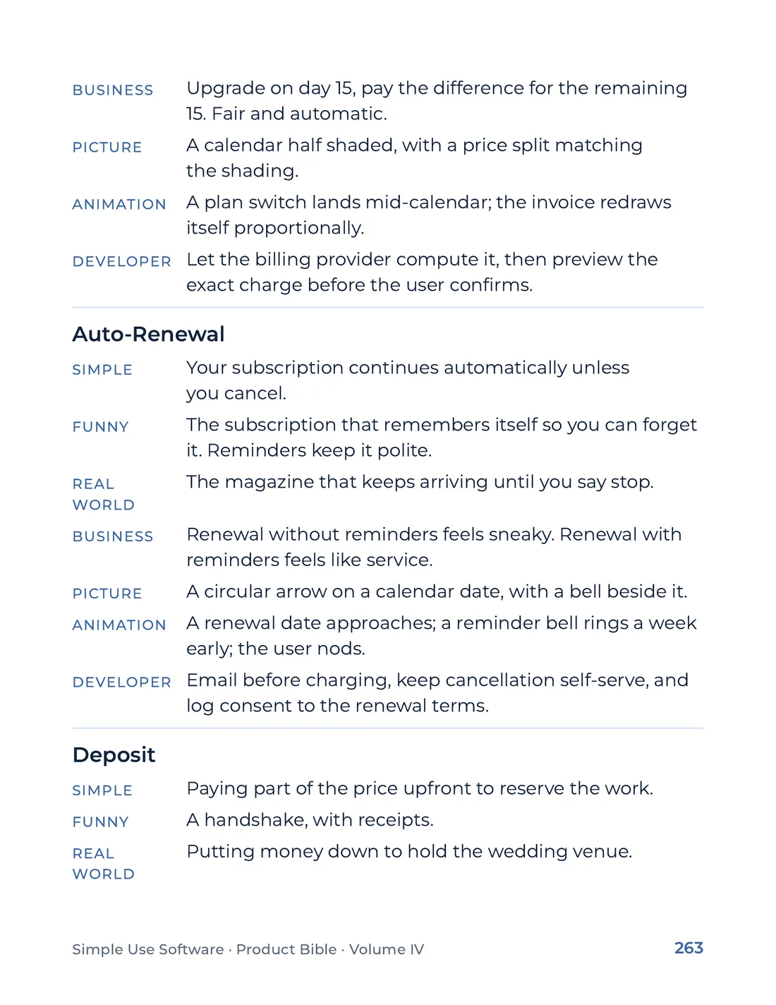 Product Bible, The Analogy Library, page 263