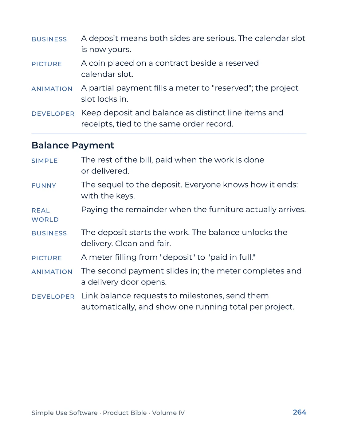 Product Bible, The Analogy Library, page 264
