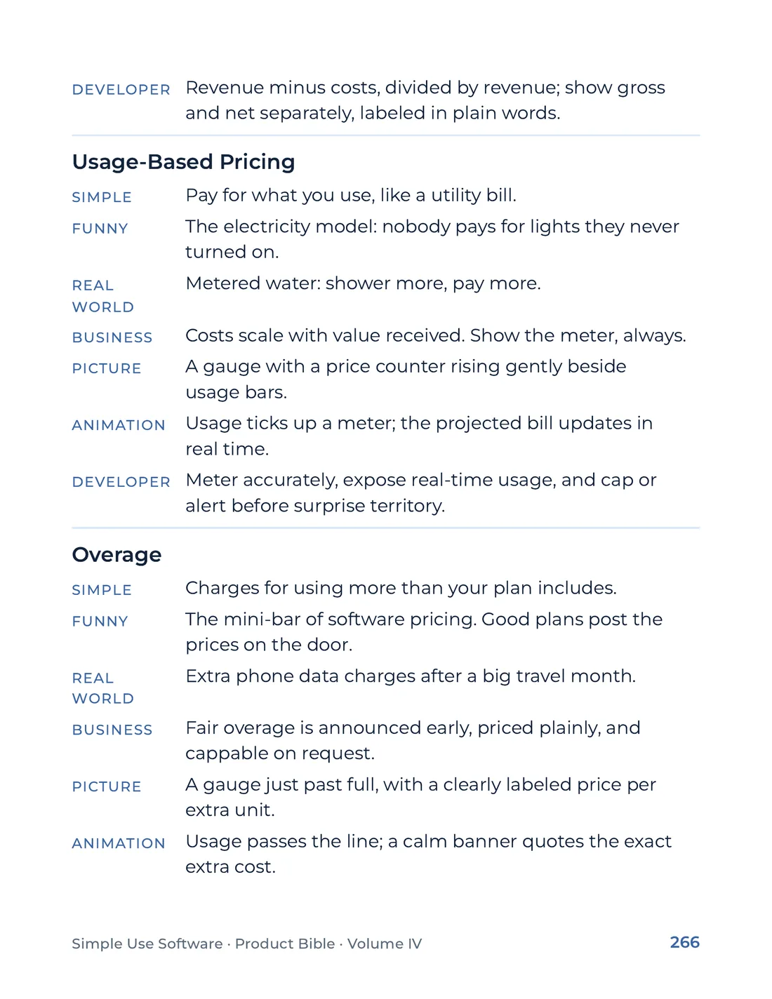 Product Bible, The Analogy Library, page 266