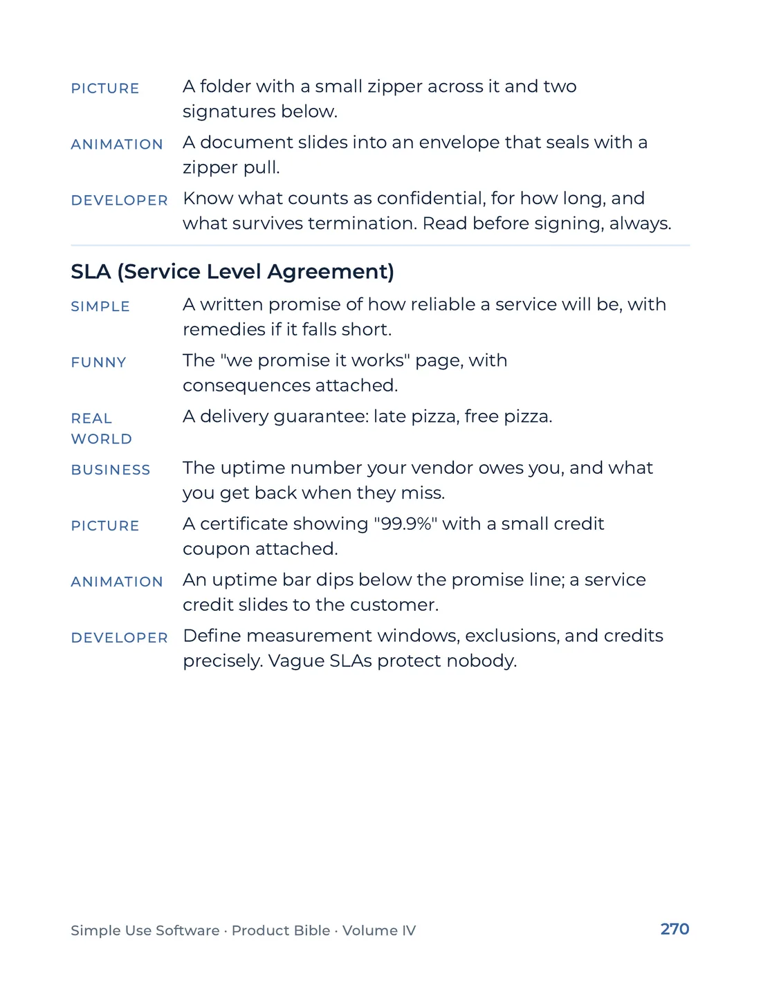 Product Bible, The Analogy Library, page 270