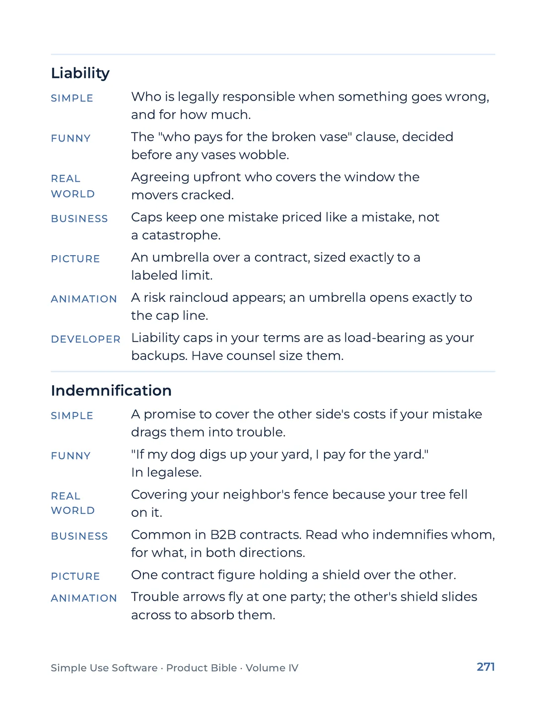 Product Bible, The Analogy Library, page 271