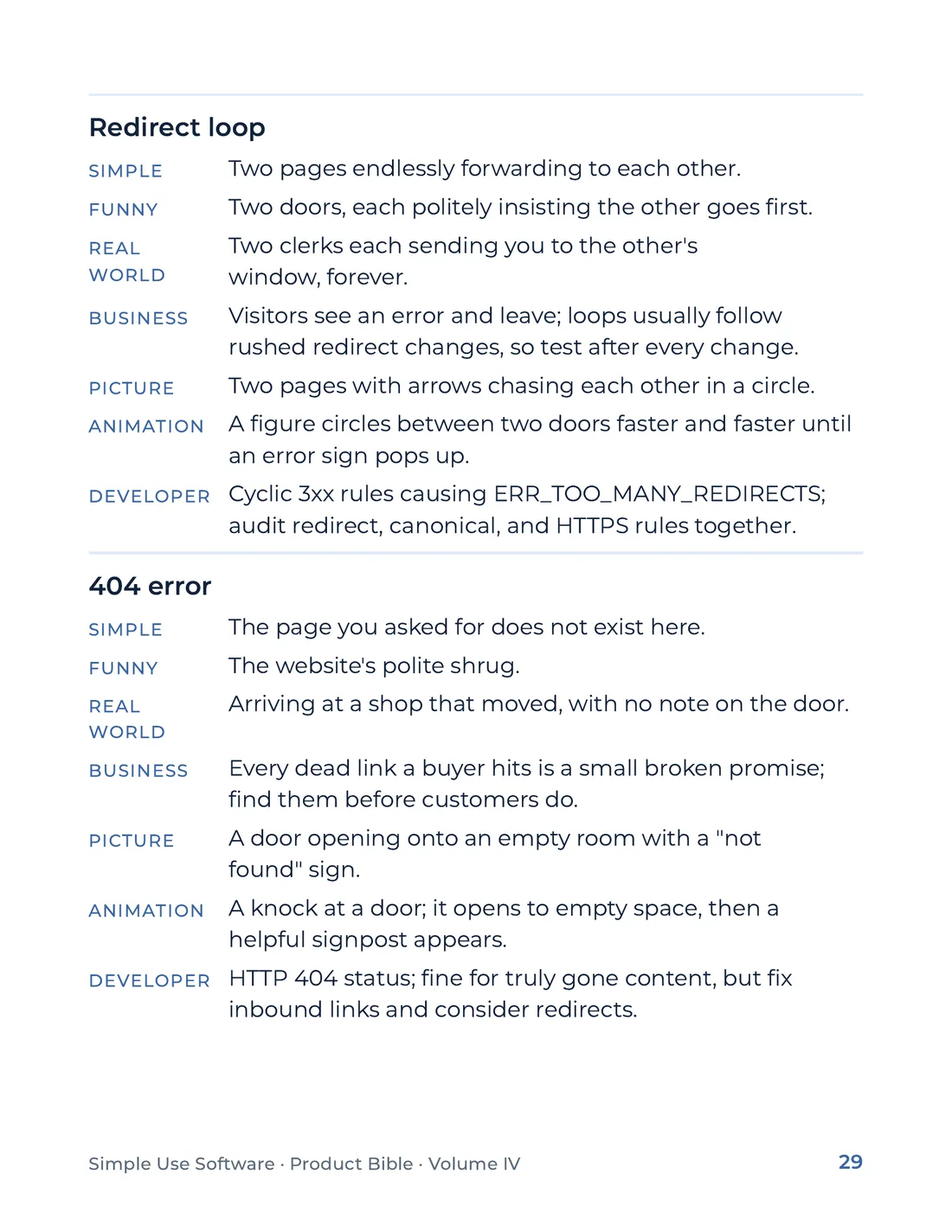 Product Bible, The Analogy Library, page 29