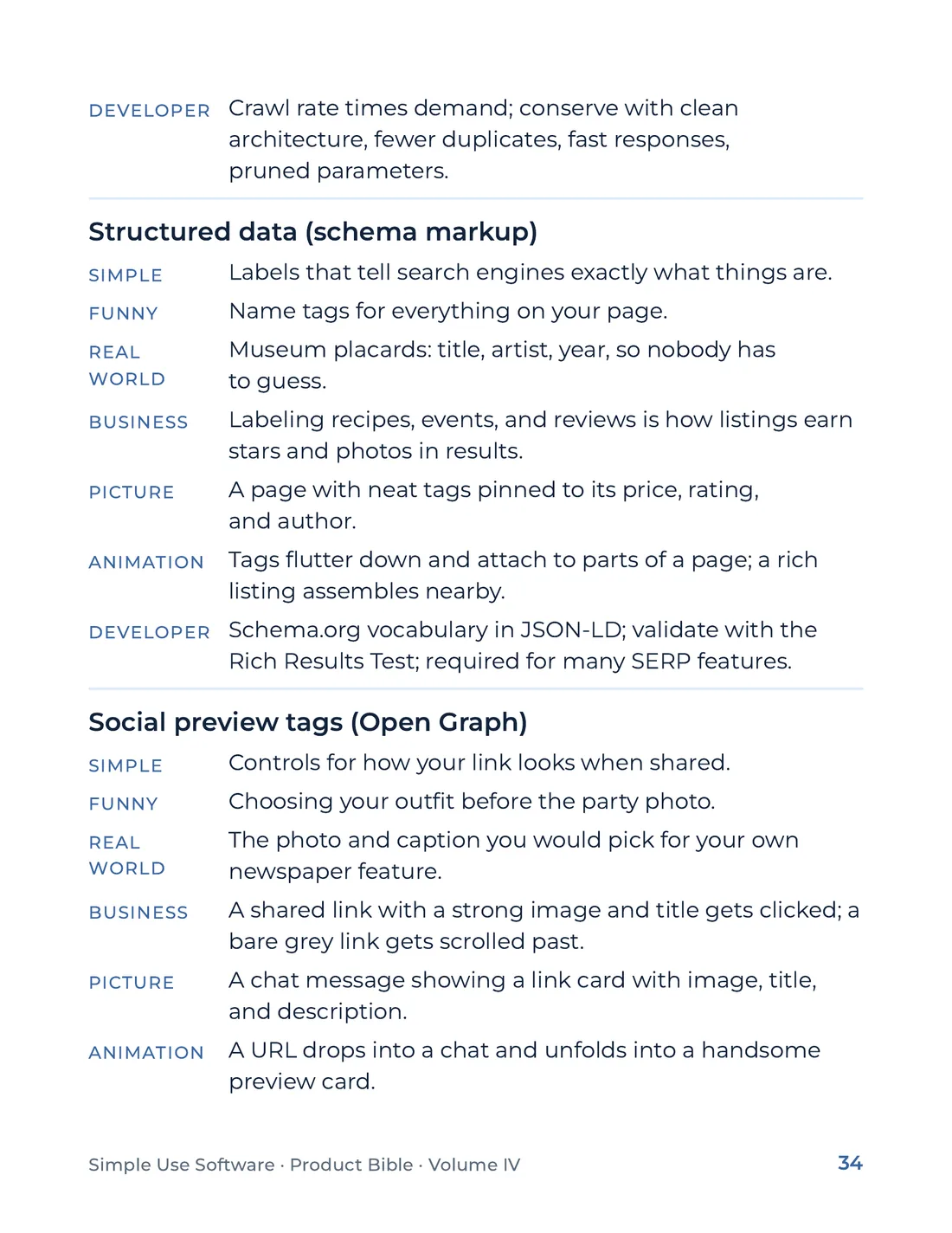 Product Bible, The Analogy Library, page 34