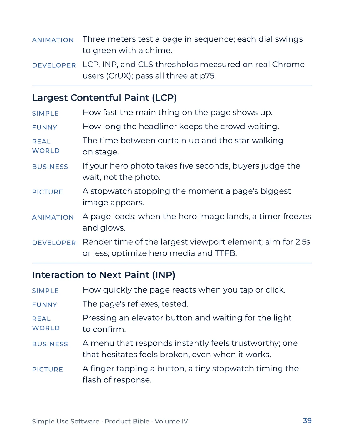 Product Bible, The Analogy Library, page 39