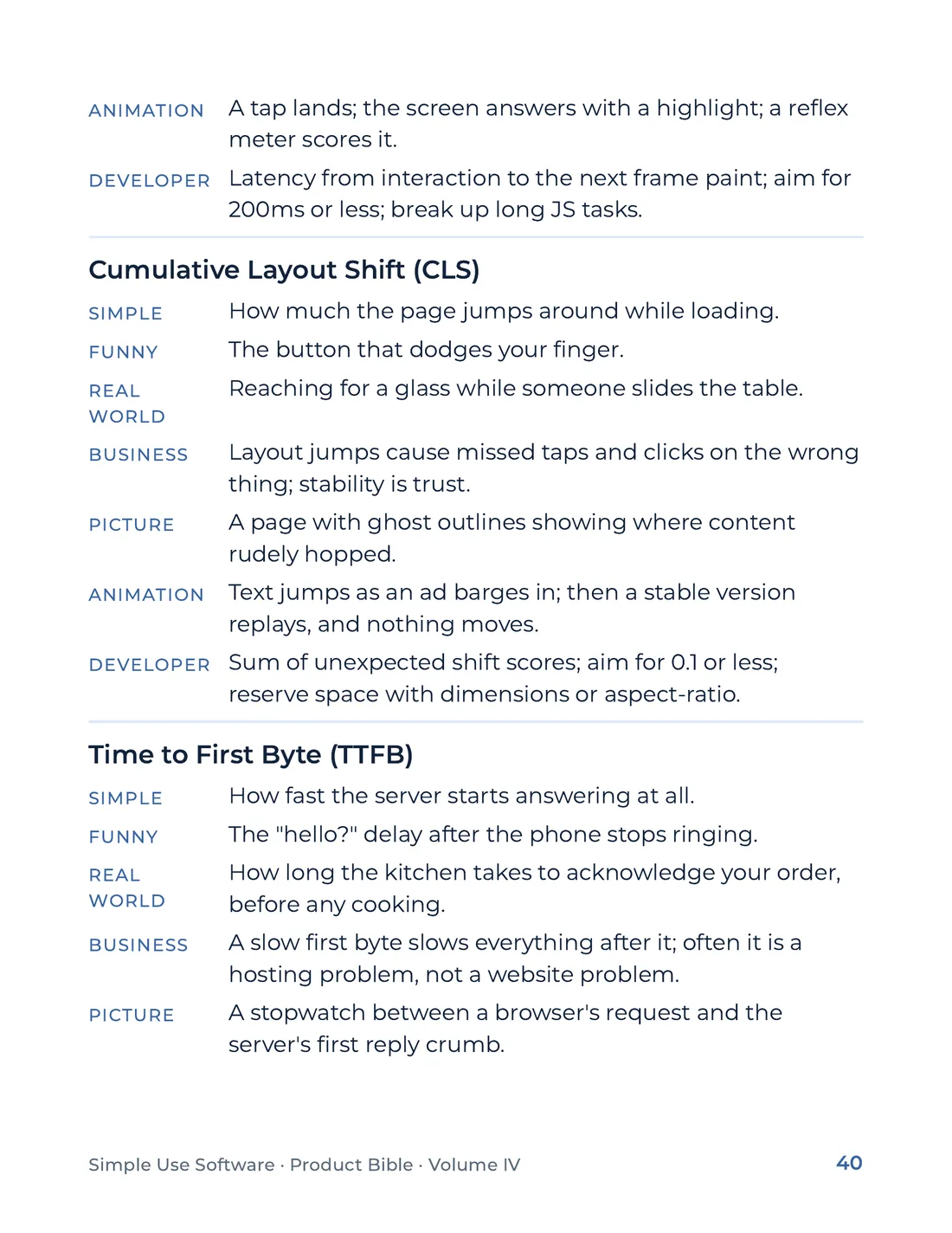 Product Bible, The Analogy Library, page 40