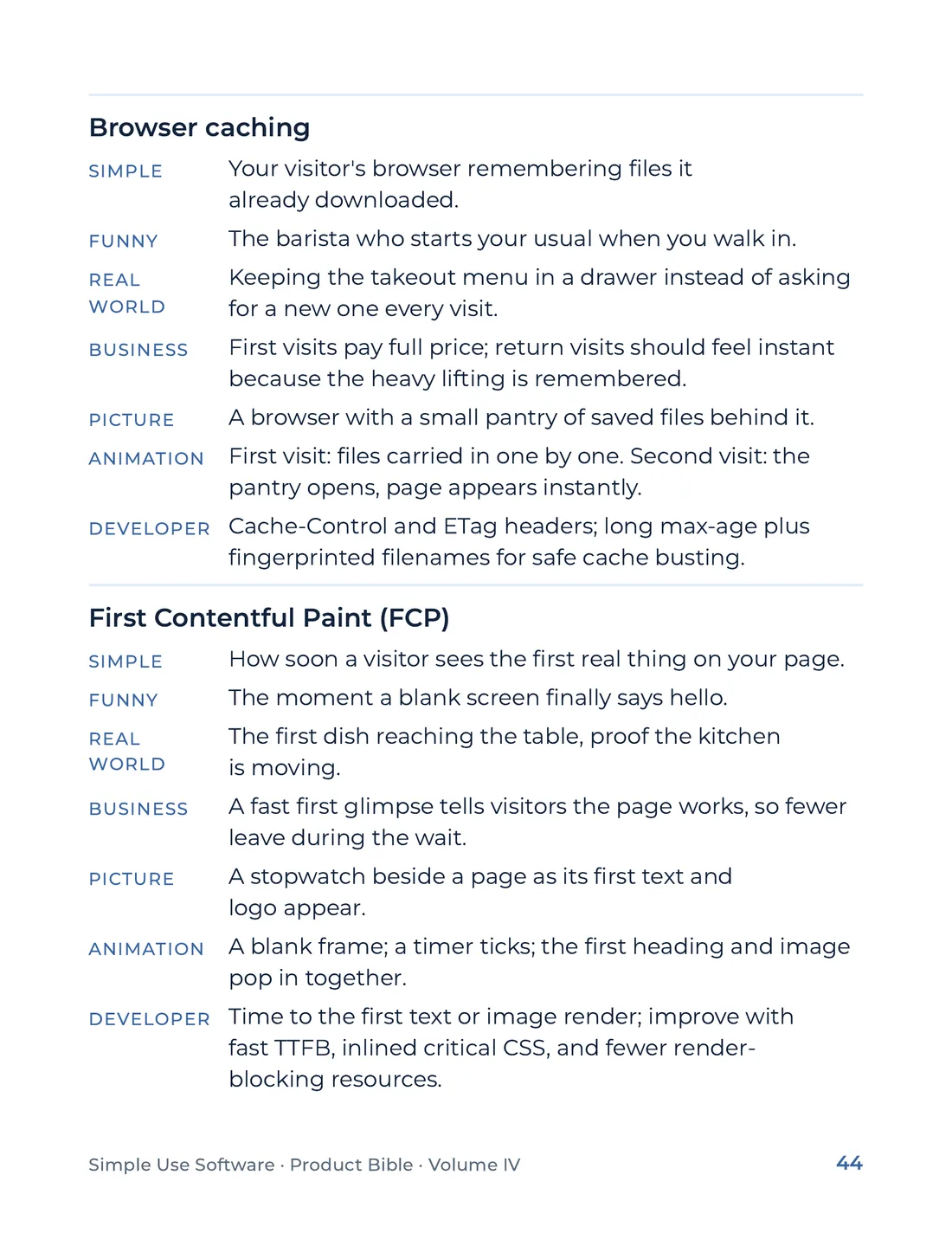 Product Bible, The Analogy Library, page 44