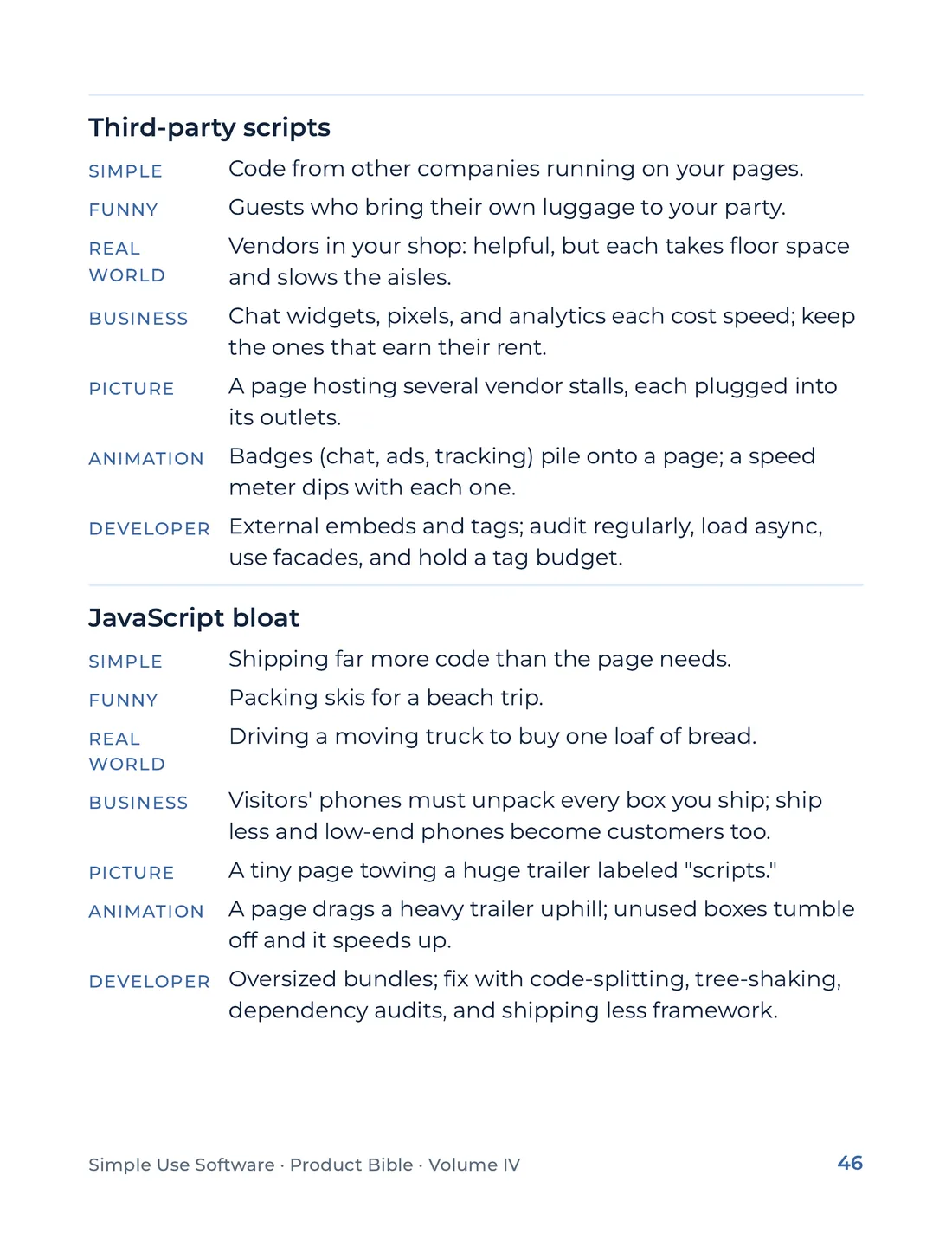 Product Bible, The Analogy Library, page 46