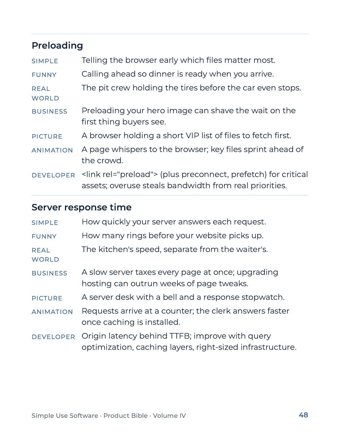 Product Bible, The Analogy Library, page 48