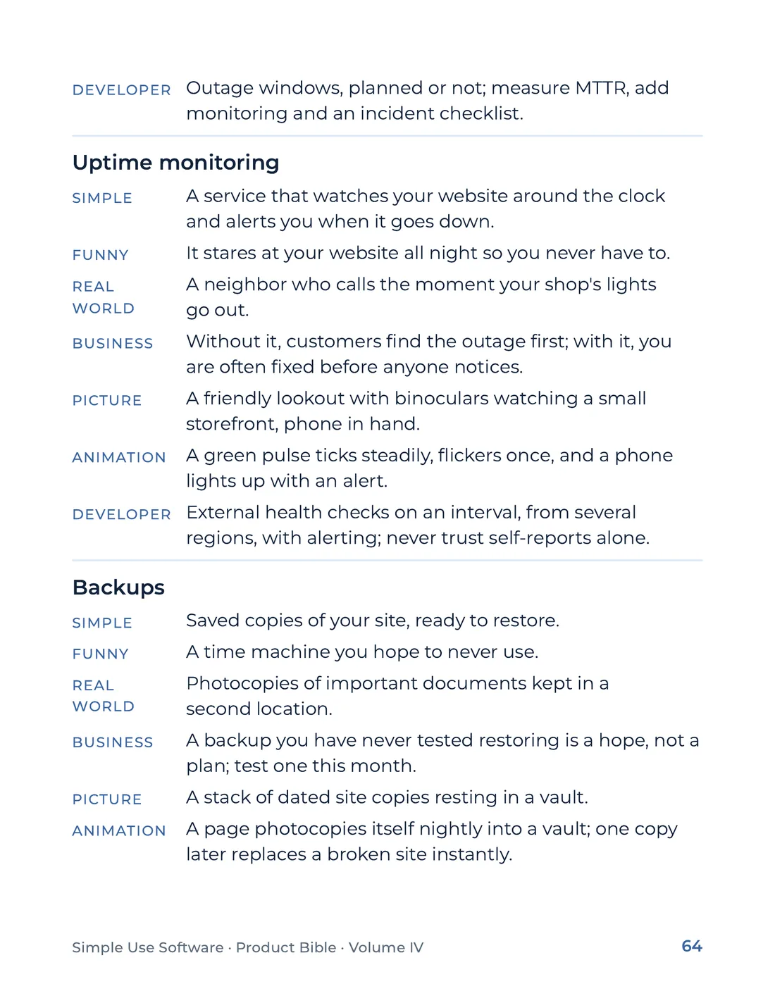 Product Bible, The Analogy Library, page 64