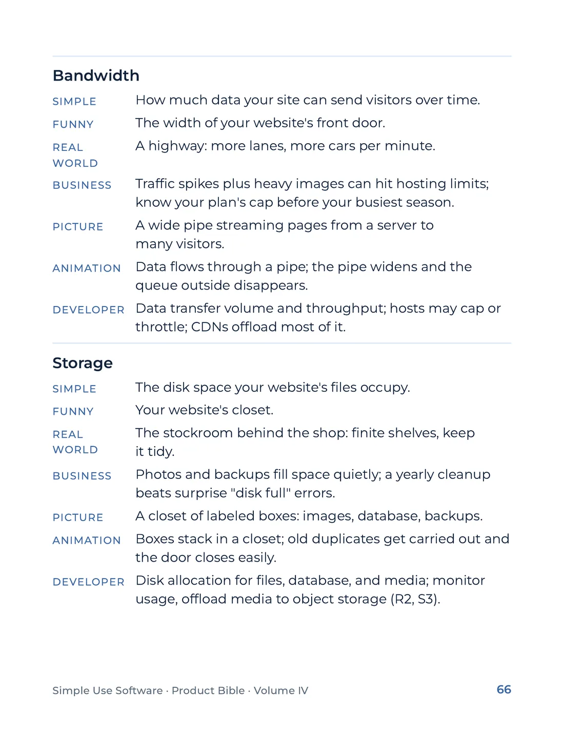 Product Bible, The Analogy Library, page 66