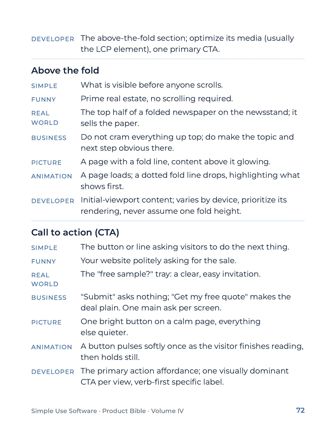 Product Bible, The Analogy Library, page 72