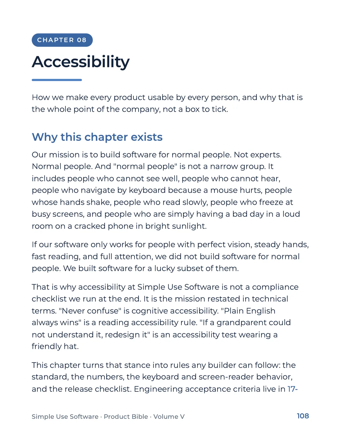 Product Bible, The Design System, page 108