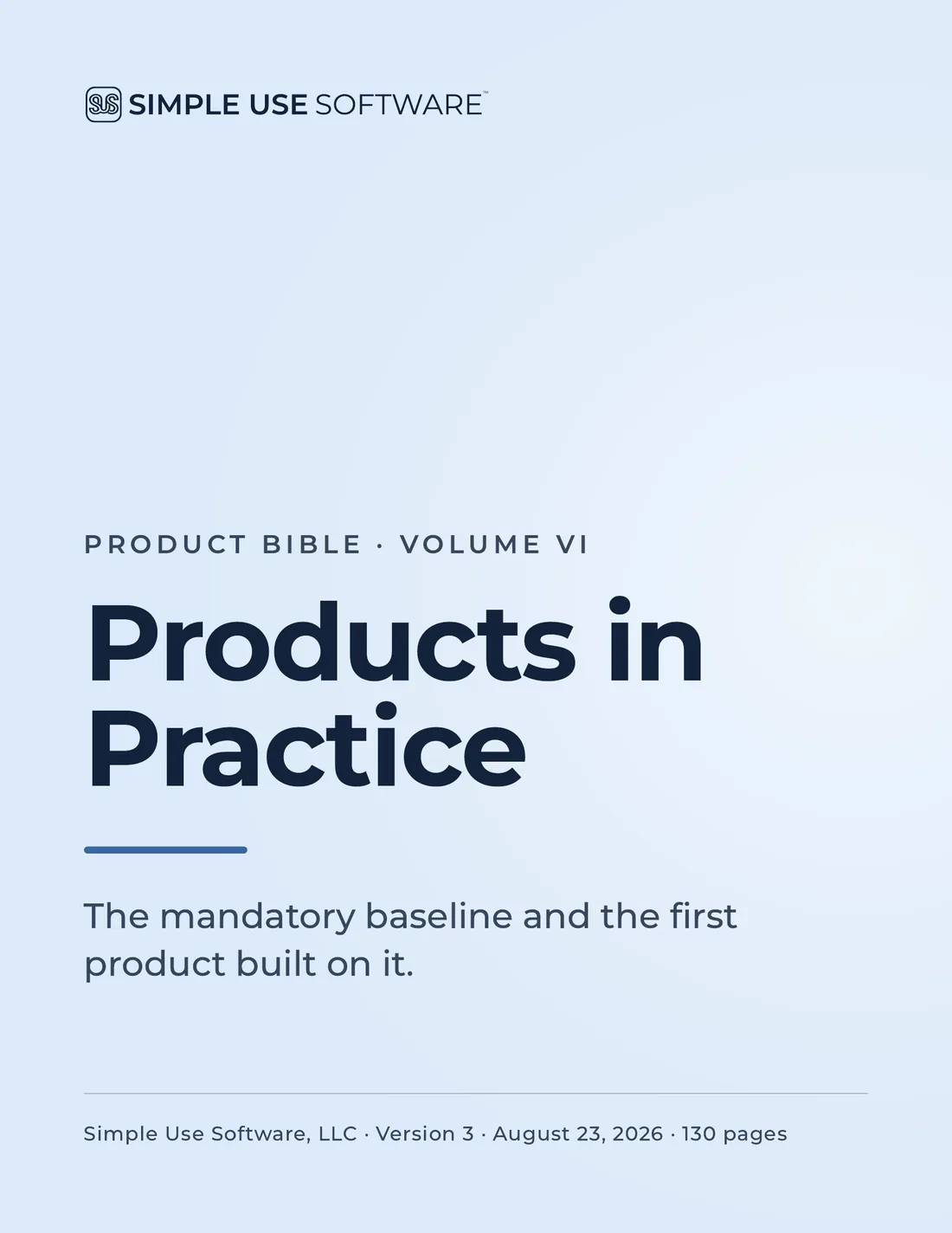 Product Bible, Products in Practice, cover