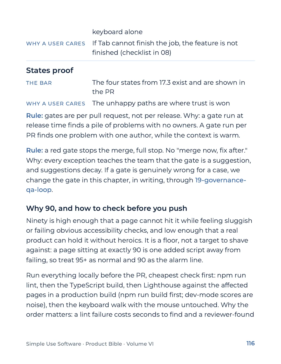 Product Bible, Products in Practice, page 116
