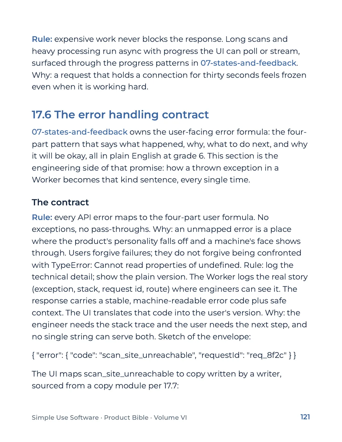 Product Bible, Products in Practice, page 121