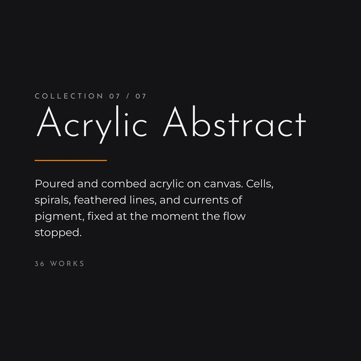 The Collections, Acrylic Abstract, page 2