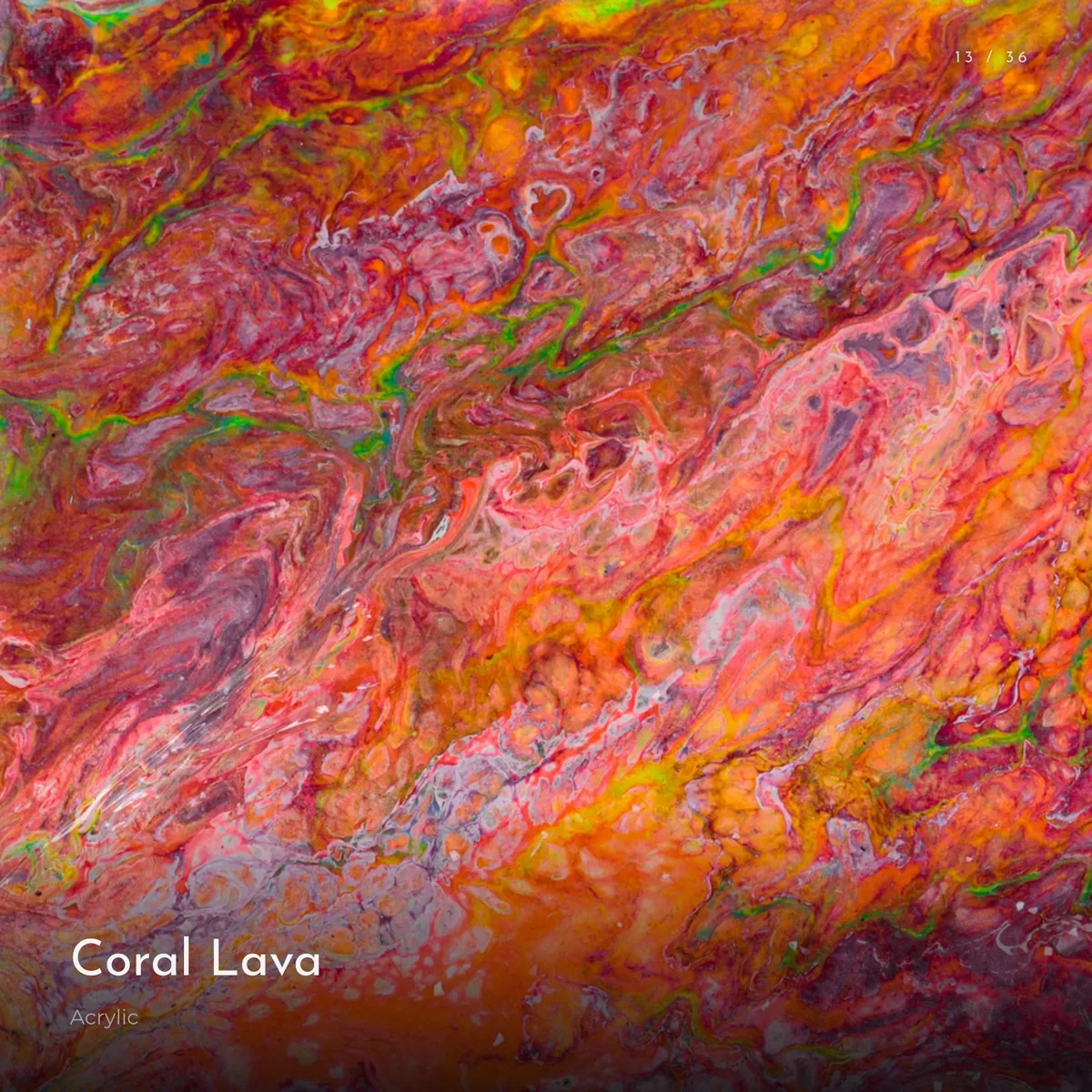 The Collections, Acrylic Abstract, page 15