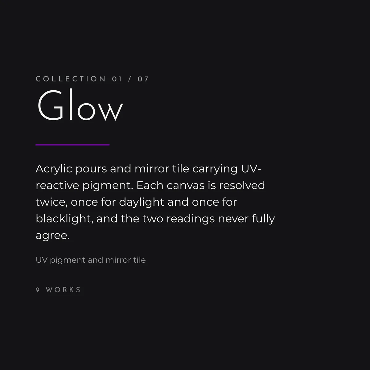 The Collections, Glow, page 2