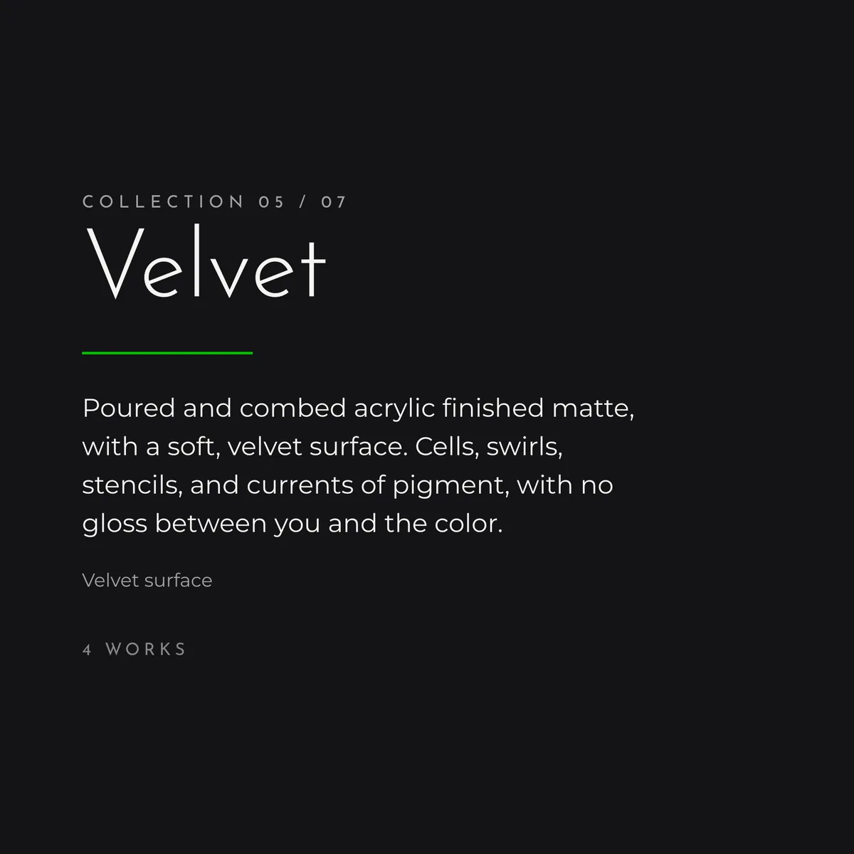 The Collections, Velvet, page 2