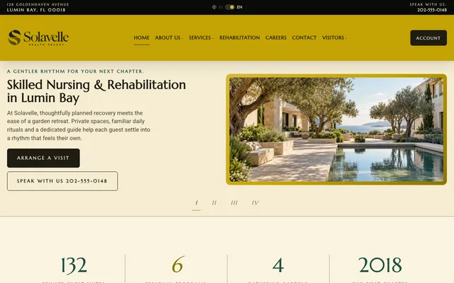 The Gold direction's home page