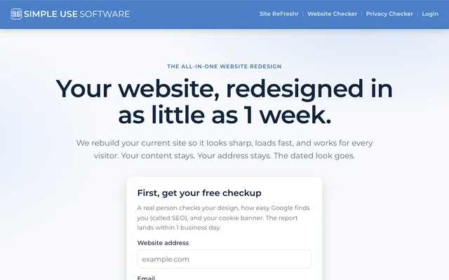 Home page