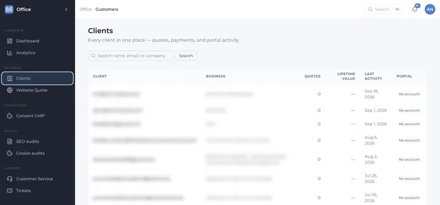 Simple Use Software: Clients