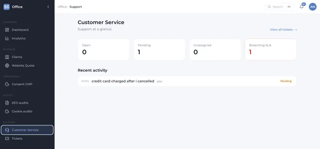 Simple Use Software: Customer Service