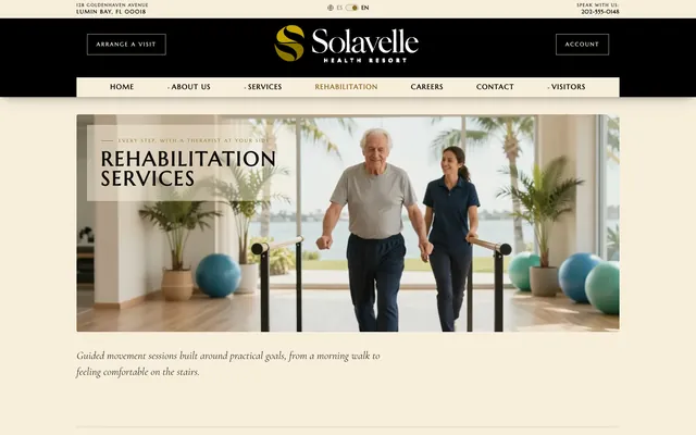 Solavelle Health Resort: Black, Rehabilitation