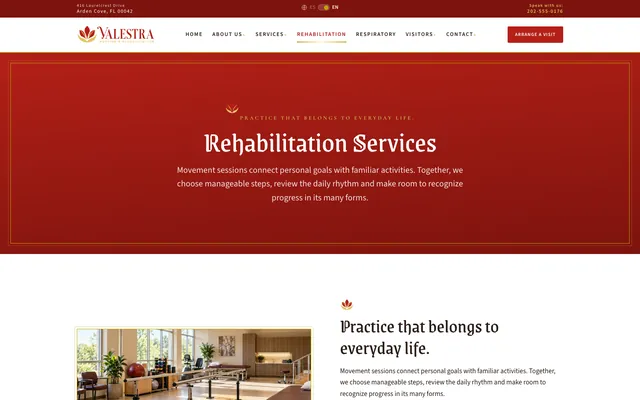 Valestra Nursing and Rehabilitation: Red, Rehabilitation